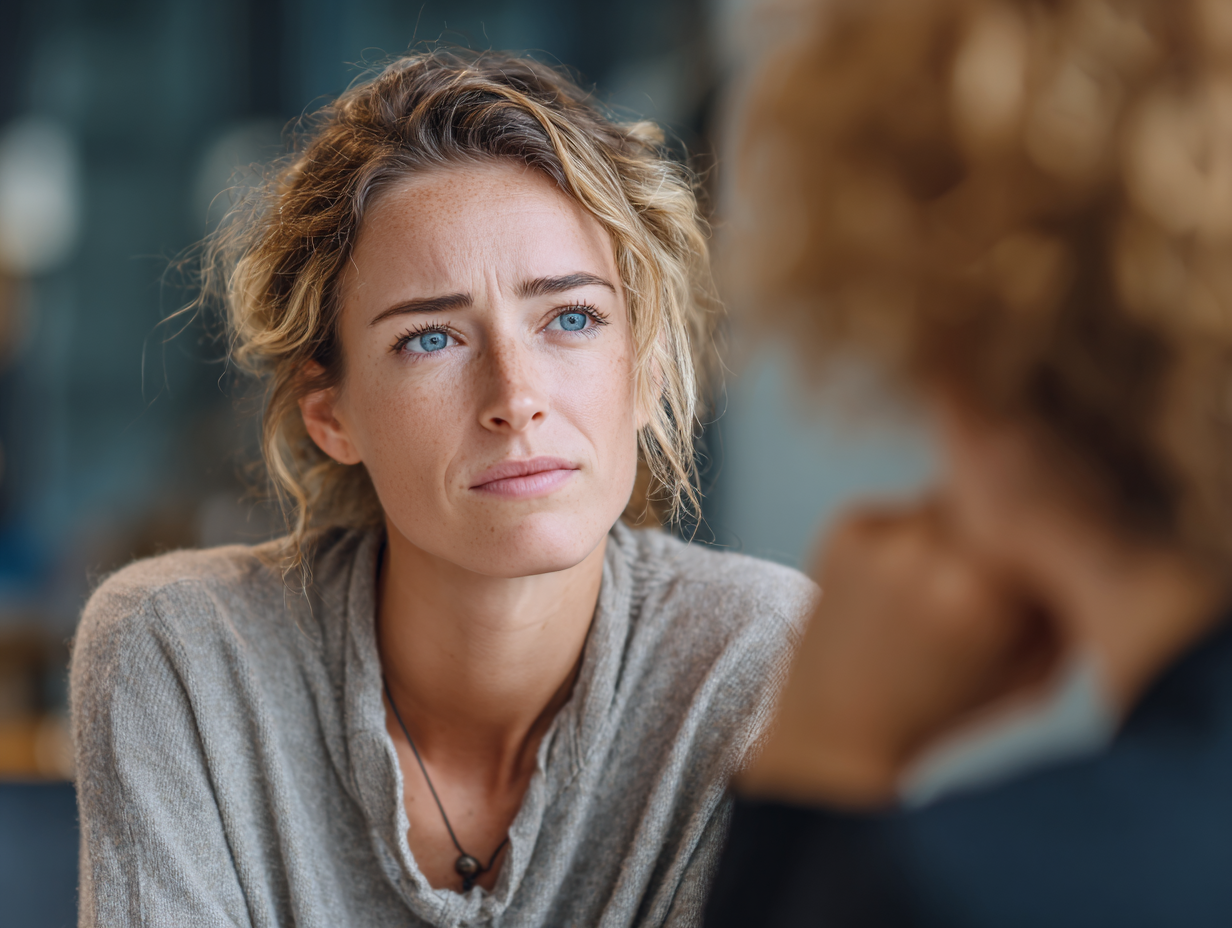 Woman with improved mental clarity