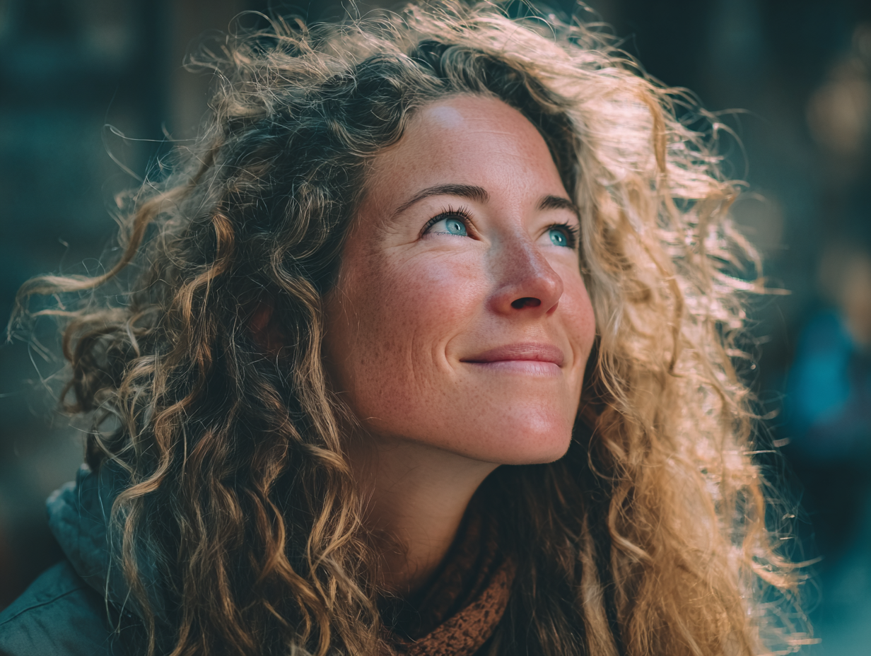 Happy, healthy person benefiting from liver support