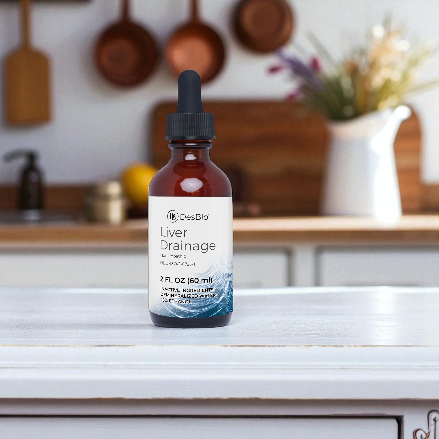 Liver Drainage homeopathic formula bottle