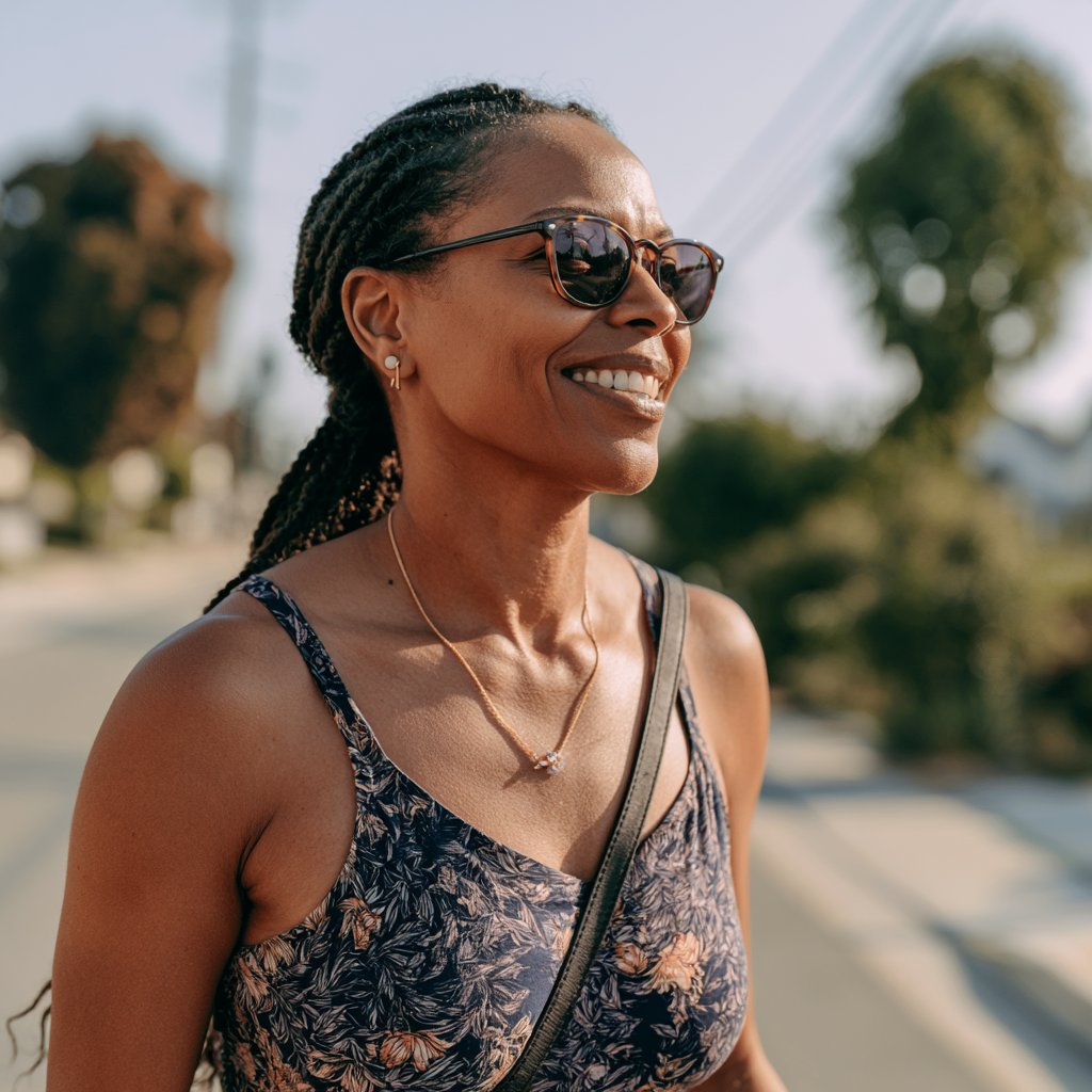 Woman walking